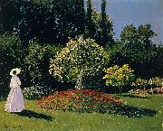 Claude Monet Jeanne-Marguerite Lecadre in the Garden Sainte-Adresse France oil painting artist